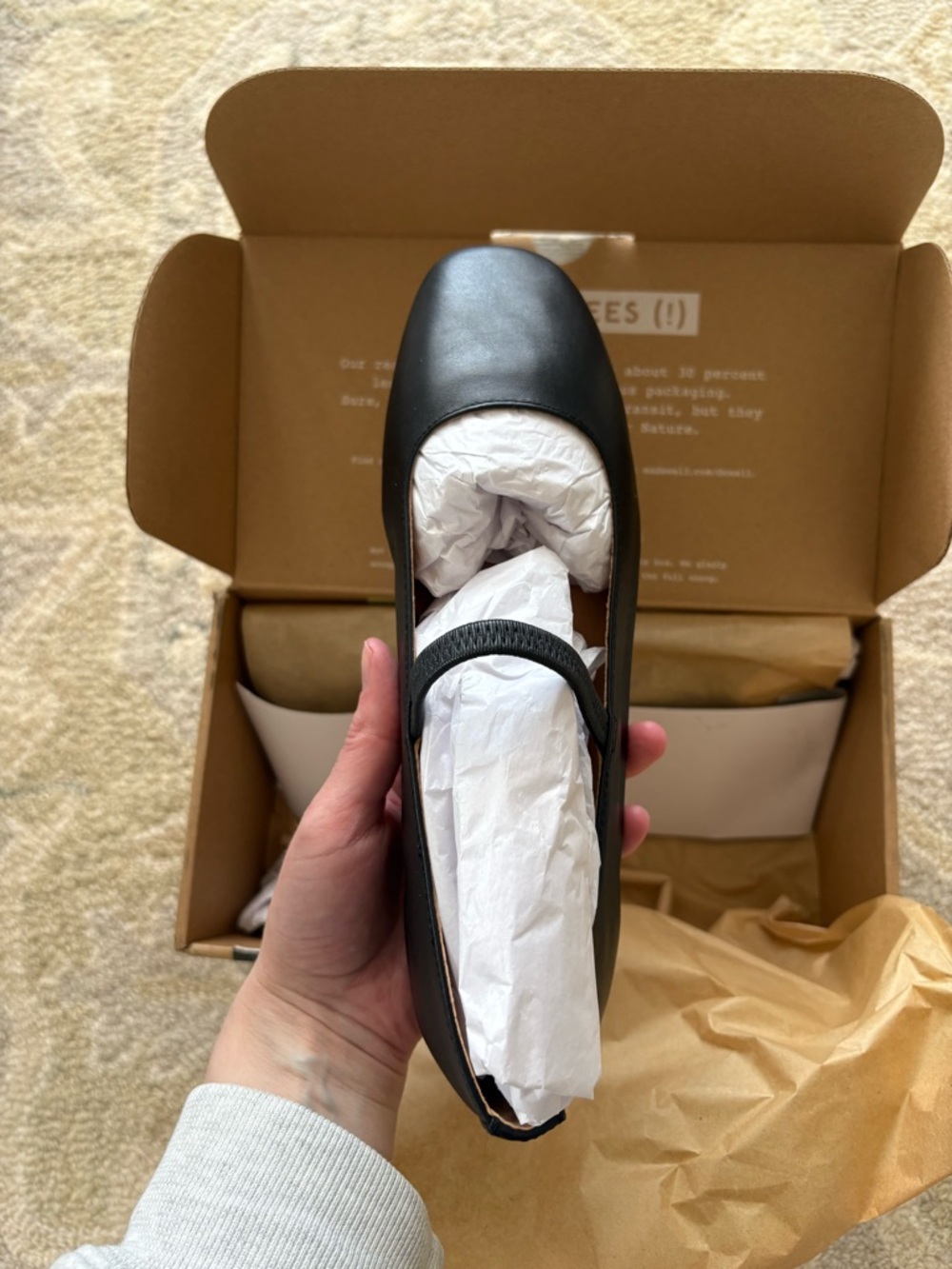 Madewell Black Greta Ballet Flat